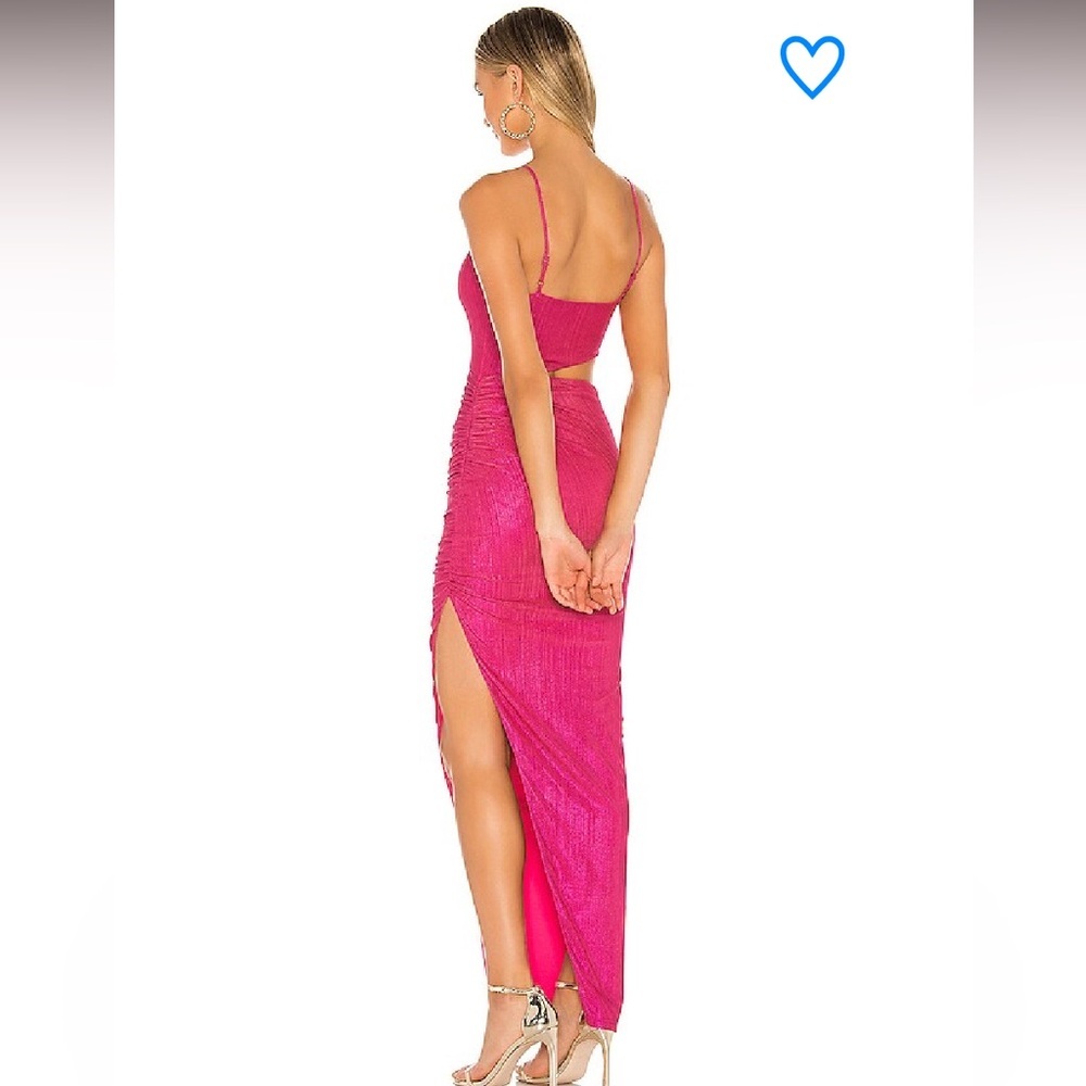superdown NWOT
miyah cut out dress metallic hot pink split maxi $140 revolve - Picture 2 of 11